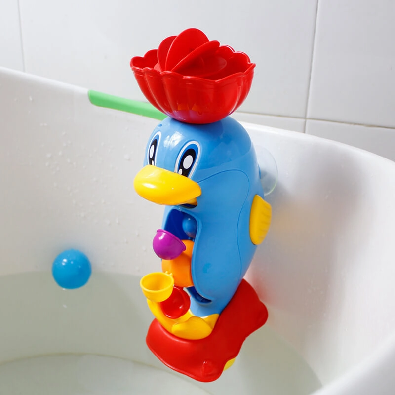 Interactive Bath Toy Duck Waterwheel – Fun & Learning