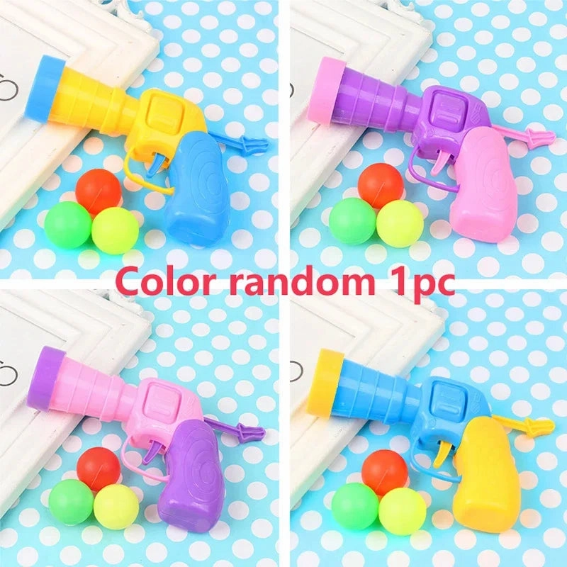 Interactive Cat Toy Gun with Plush Ball Launcher