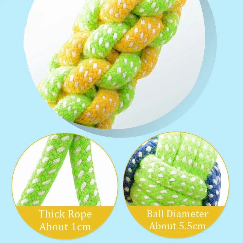 Interactive Cotton Rope Mini Dog Toy