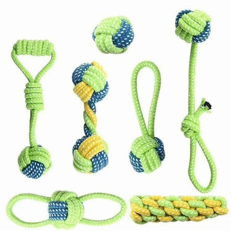 Interactive Cotton Rope Mini Dog Toy