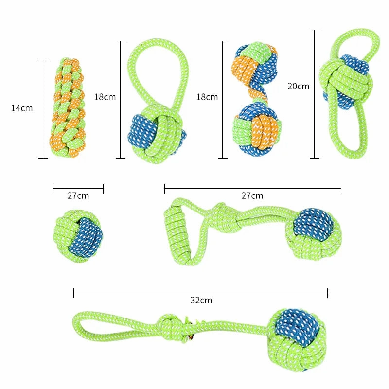 Interactive Cotton Rope Mini Dog Toy