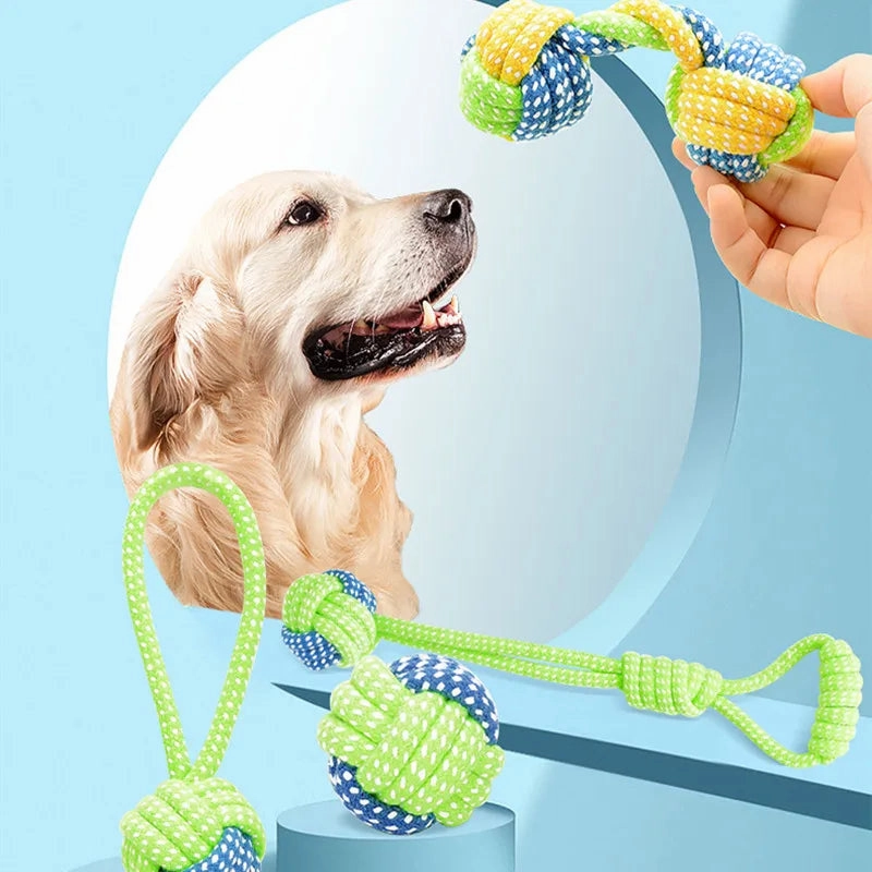 Interactive Cotton Rope Mini Dog Toy