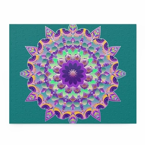 Intricate Mandala Puzzle - 252/500 Pieces