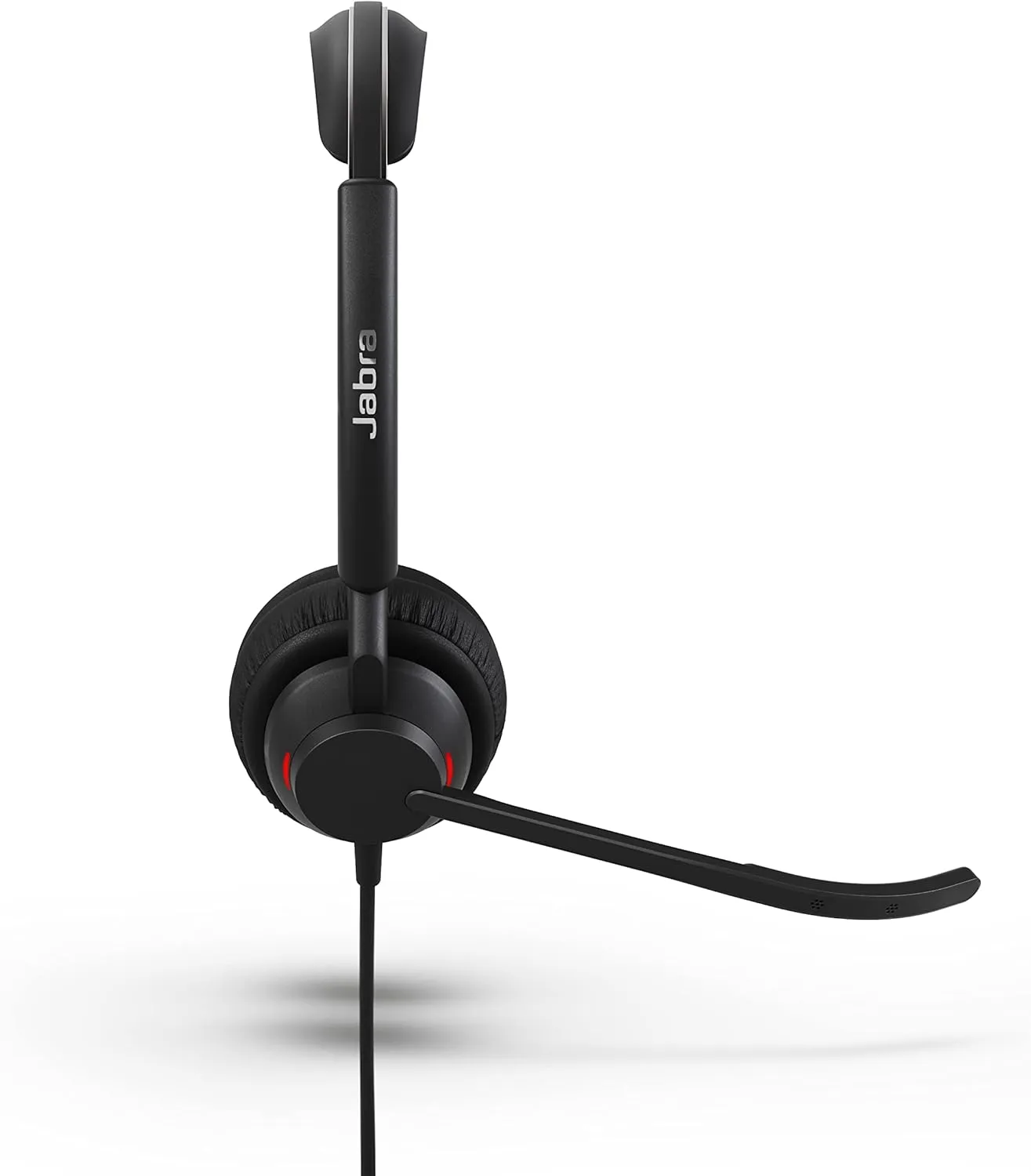 Jabra Engage 50 II Wired Stereo Headset with Link Call Control - Noise-Cancelling 3-Mic Technology and USB-C Cable, Ultra-Lightweight - MS Teams Certified, Works with All Other Platforms - Black