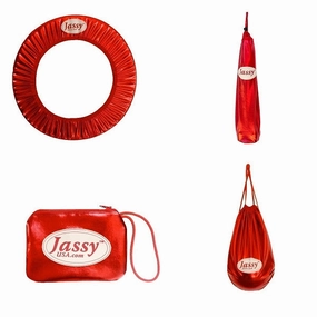 Jassy Rhythmic Gymnastics Complete Set – Color: Metallic Red