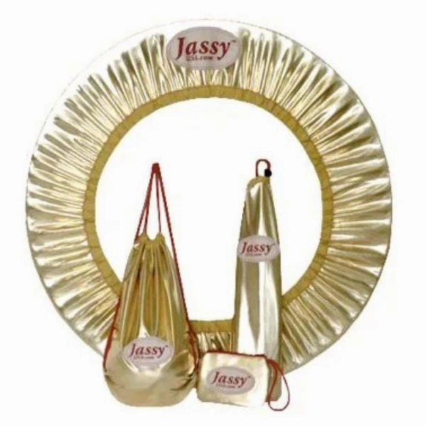 Jassy Rhythmic Gymnastics Complete Set – Color: Metallic Turquoise