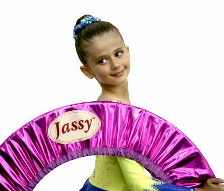 Jassy Rhythmic Gymnastics Hoop Holder Cover - Color: Metallic Gold