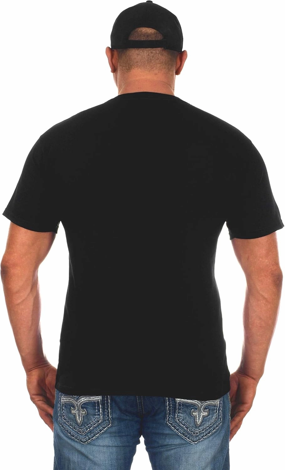 JH DESIGN GROUP Men's Chevy Corvette C7 Crew Neck T-Shirt in Black & Gray & Red
