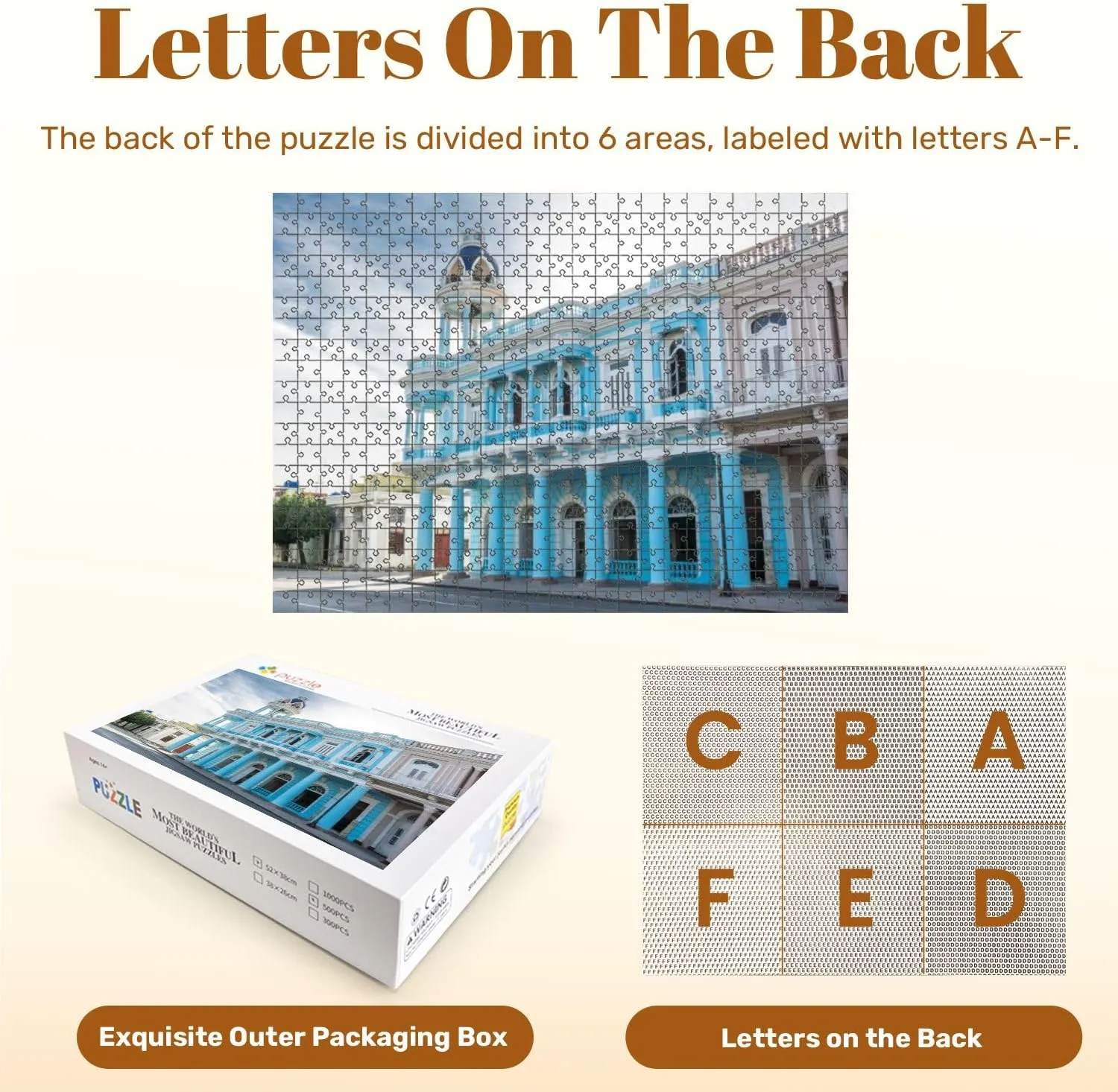 Jigsaw Puzzles 500 Pieces for Adult Colonial Cienfuegos Sighting Tower Cuba Puzzle Game for Family Wooden Puzzle Toy Educational Games Puzzles for Home Decor