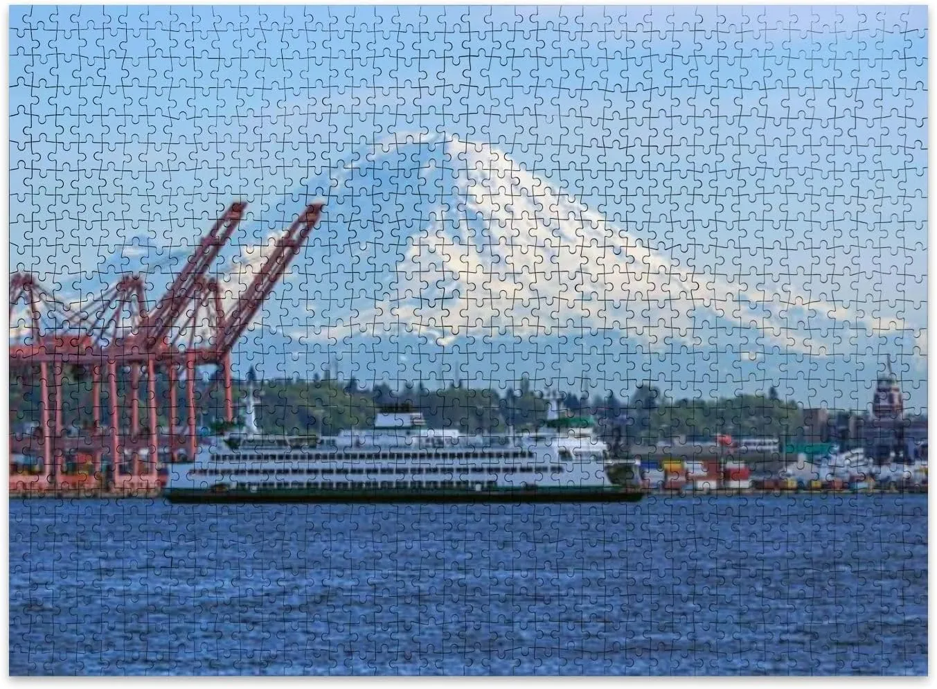 Jigsaw Puzzles 500 Pieces for Adult Mount Rainier Puzzle Game for Family Wooden Puzzle Toy Educational Games Puzzles for Home Decor