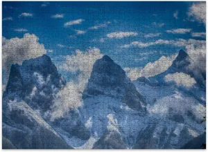 Jigsaw Puzzles 500 Pieces for Adult Three Sisters Puzzle Game for Family Wooden Puzzle Toy Educational Games Puzzles for Home Decor