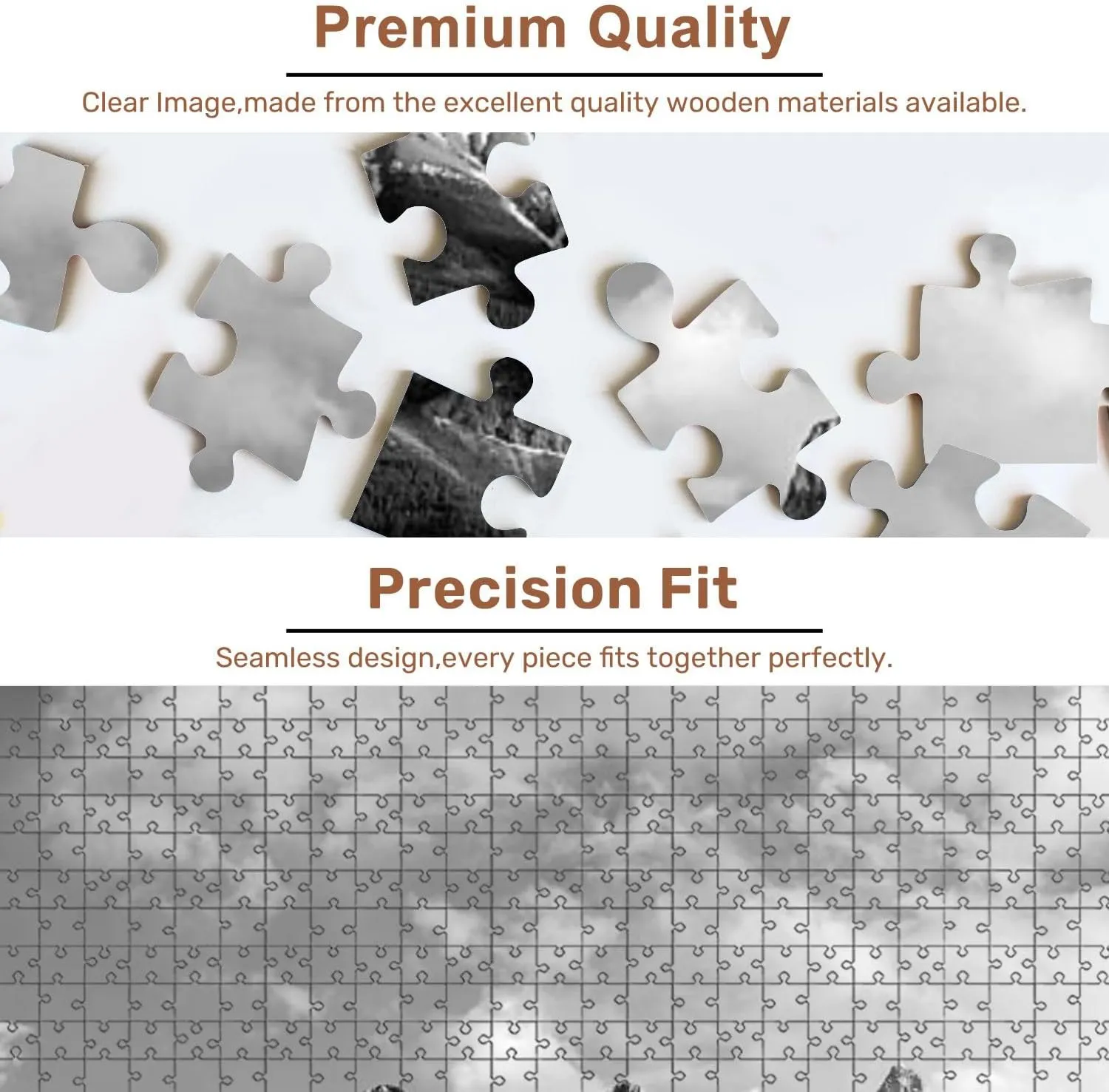 Jigsaw Puzzles 500 Pieces for Adult Three Sisters Puzzle Game for Family Wooden Puzzle Toy Educational Games Puzzles for Home Decor