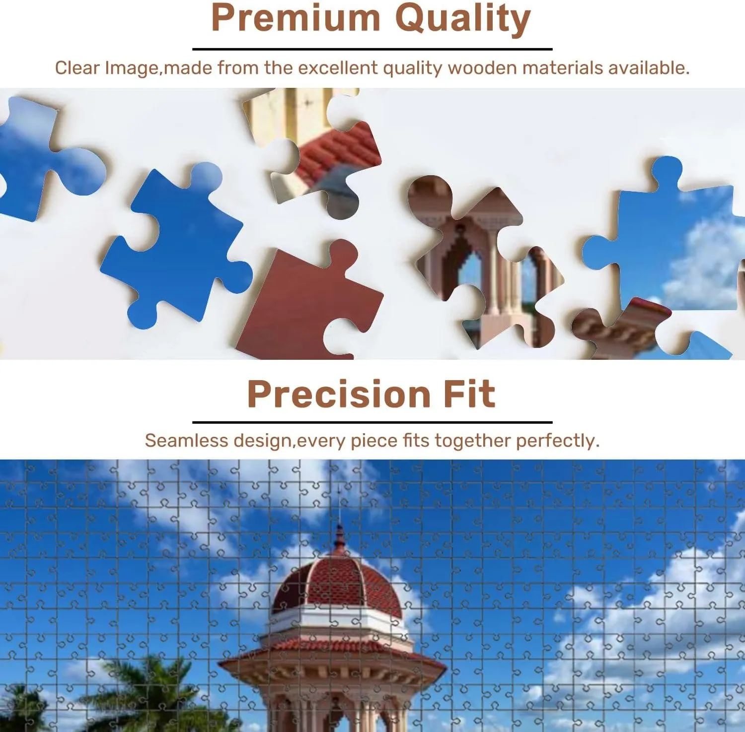 Jigsaw Puzzles 500 Pieces for Adult Valle Cienfuegos Cuba Puzzle Game for Family Wooden Puzzle Toy Educational Games Puzzles for Home Decor