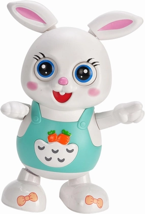 JTLB Dance Toy Electric Singing and Dancing Funny Rabbits Illuminated Electric Toy for