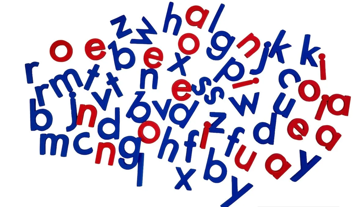 Junior Learning Rainbow Letters - Magnetic Lower Case