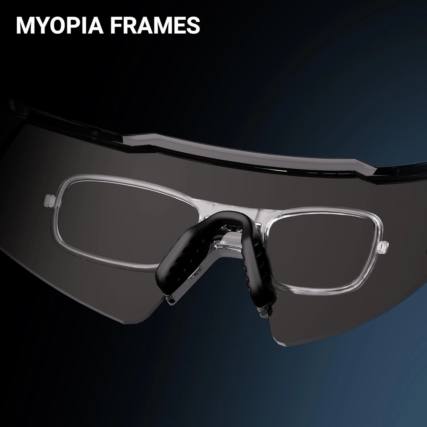 KAPVOE Photochromic Cycling Glasses Men Women Clear Transition Mountain Bike Sunglasses Sports Baseball Running - K9023
