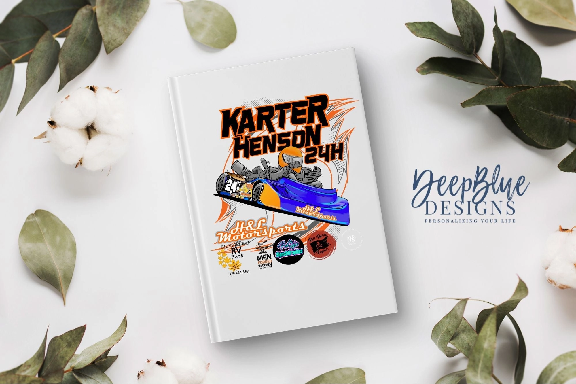 Karter Racing Car Notebook