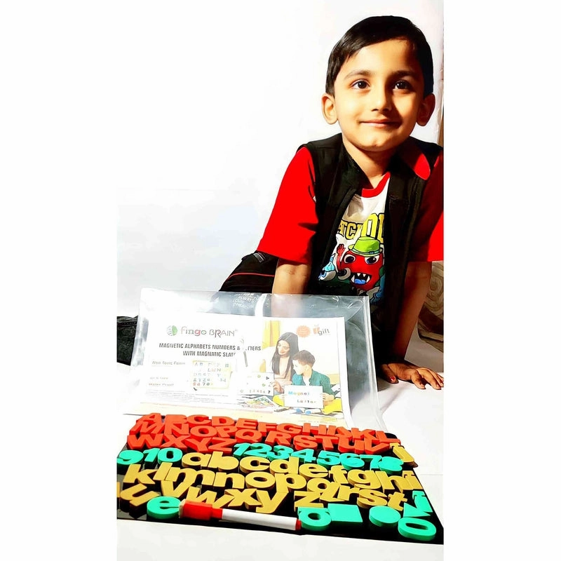 Kindersmart Combo (Magnetic Letters, Numbers, Shapes and Symbols with 3 in 1 Magnetic Board)