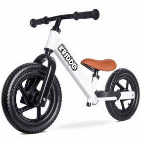 KRIDDO Balance Bike 2 Year Old, Toddler Balance Bike for Kids Aged 2-5, with DIY Colorful Stickers, Non-Slip Sporty Footrest, Racing-Style Frame, Gift for 2-4 Boys and Girls