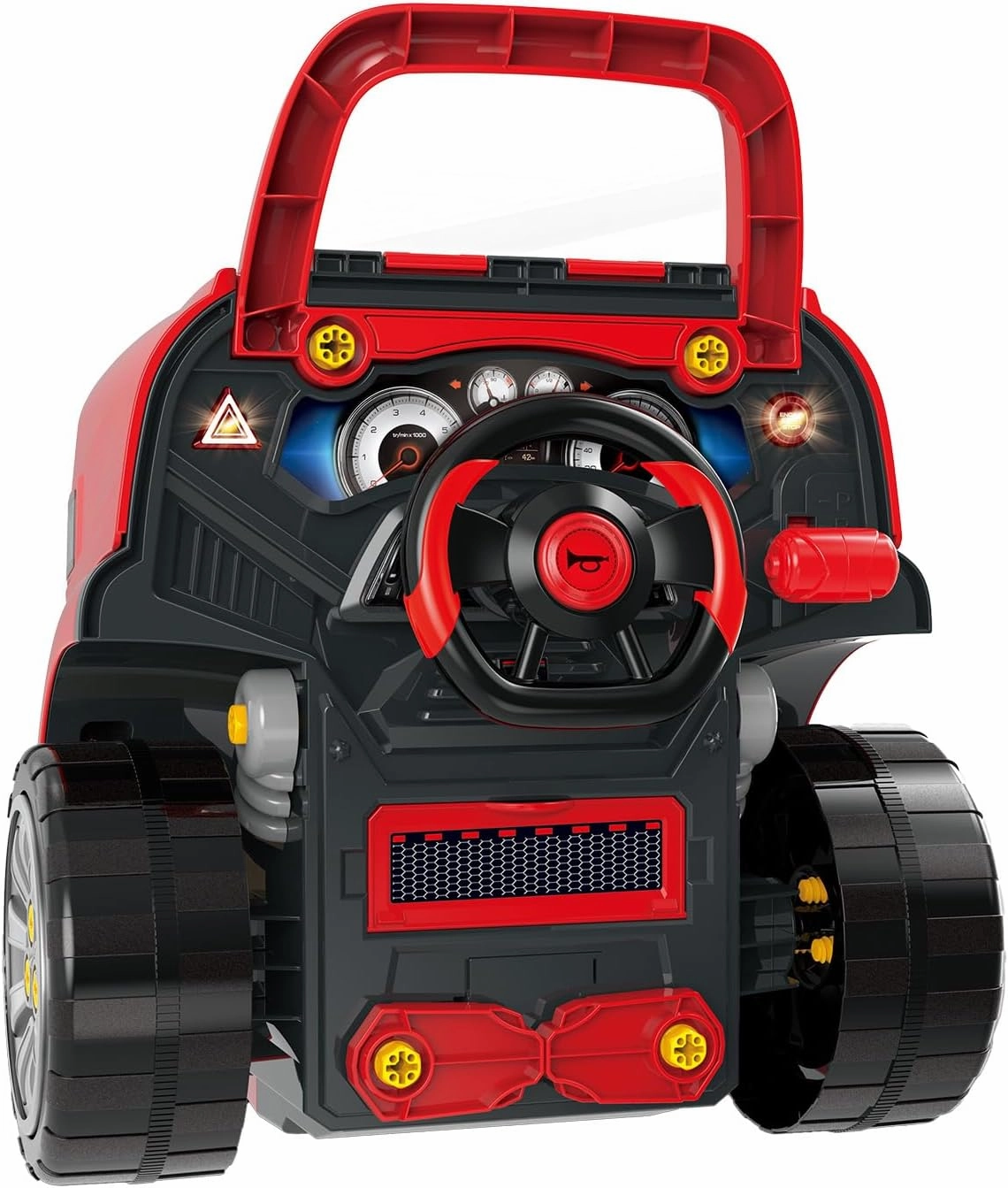 Large Truck Engine Toy, Kids Mechanic Repair Set for 3-5 Yr Toddlers, Big Builder Kit, Take Apart Motor Vehicle Pretent Play Car Service Station, Stocking Gift for Boys