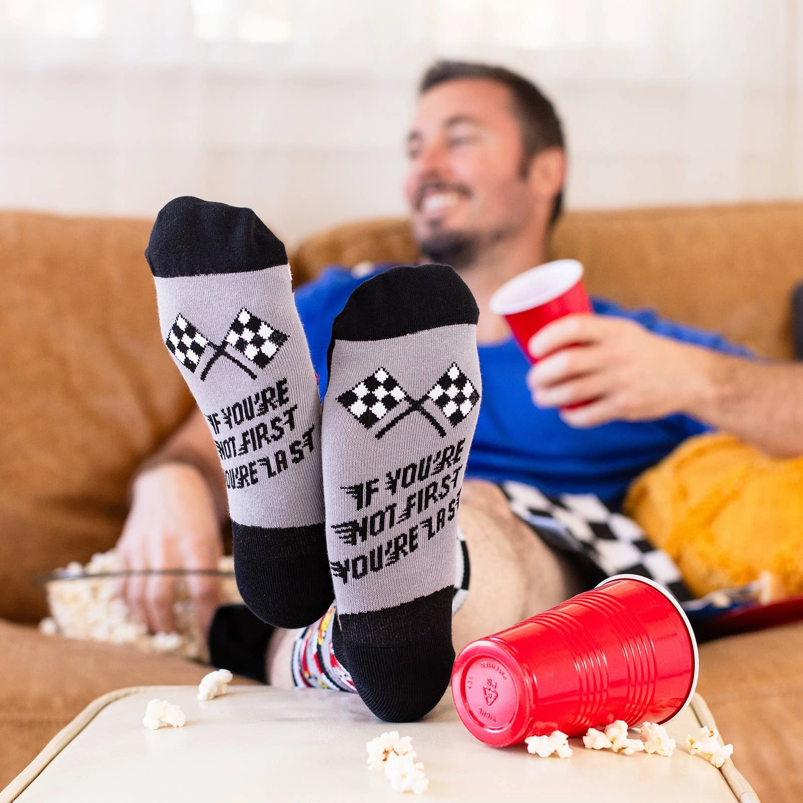 Lavley - If You're Not First, You're Last Racing Socks