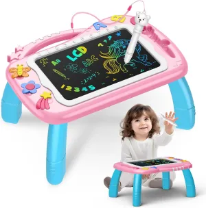 LCD Writing Tablet for Kids Toys: 10 Inch LCD Drawing Doodle Board for Kids 1-3 4-6 5-7 8-12 Toys Educational Learning Toys for 1 2 3 4 5 6 7 8 9 10 Year Old Girl Boy Birthday Gifts Ages 1-12