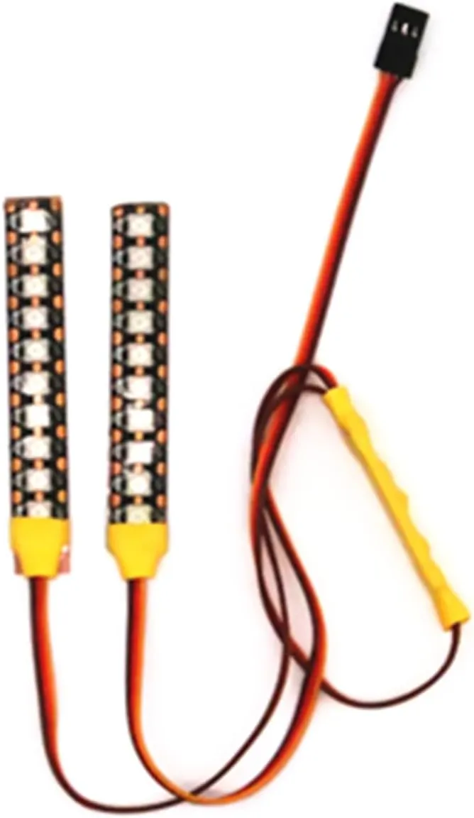 LED Light Bar Roof Lamp Light Strip Colorful LED Light RC Car Upgrade Parts for Axial 1/10 RC Crawler Car