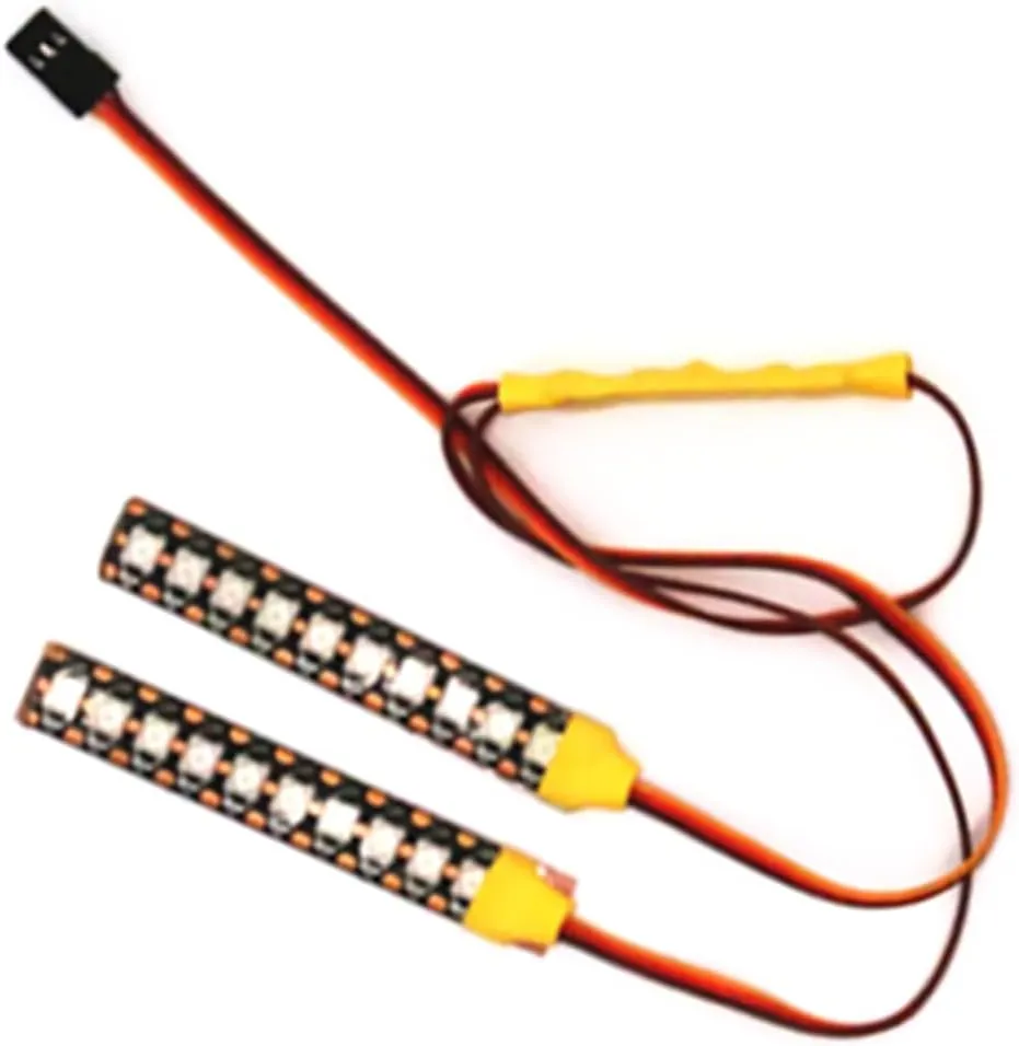 LED Light Bar Roof Lamp Light Strip Colorful LED Light RC Car Upgrade Parts for Axial 1/10 RC Crawler Car