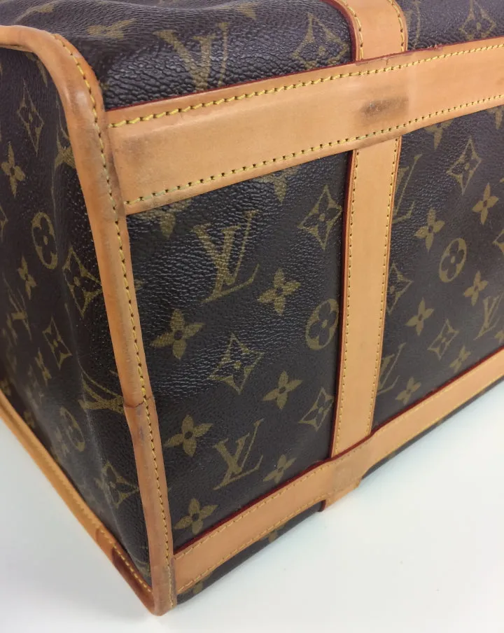 Louis Vuitton pet/ dog carrier 40 monogram