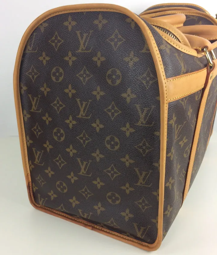 Louis Vuitton pet/ dog carrier 40 monogram