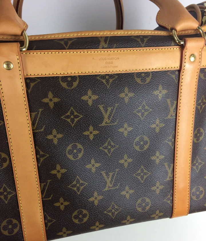 Louis Vuitton pet/ dog carrier 40 monogram