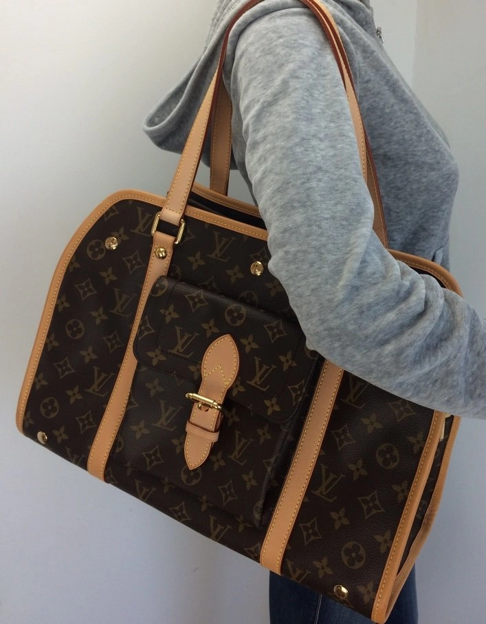 Louis Vuitton baxter GM pet/ dog carrier