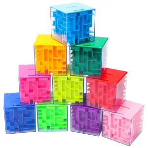 Lumiparty 10PCS Money Maze Puzzle Box for Kids and Adults, Perfect Money Holder Maze Puzzle Gift Box