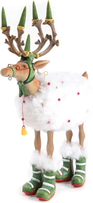 MACKENZIE-CHILDS Patience Brewster Dash Away Figurine, Christmas Home Decor, Blitzen Reindeer