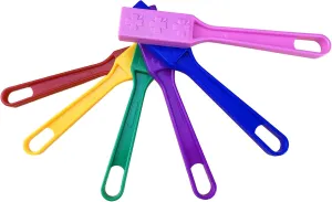 Magnetic Bingo Wands 7.5" with Magnet Bar Science Educational Supplies 6 Colors Collect Tool for Paper Clips, Nails, Screws, Pins, Sewing Needles and Studs