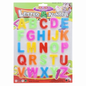 Magnetic Alphabet Letters Kit For Kids - Multi Color