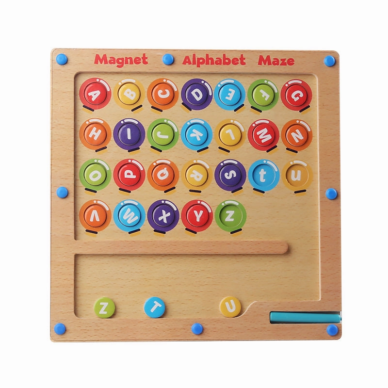 Magnetic Alphabet Maze Toy