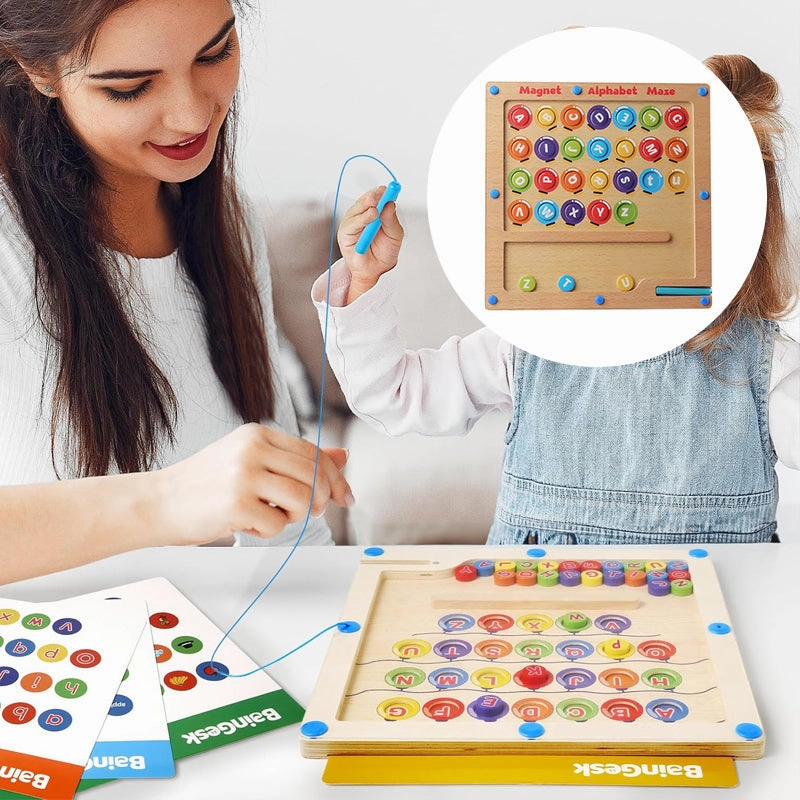 Magnetic Alphabet Maze Toy