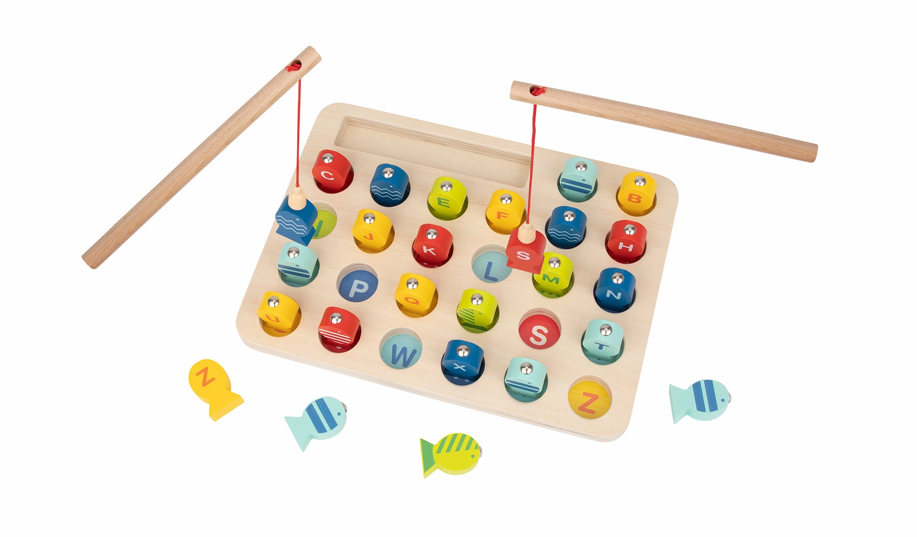 MAGNETIC FISHING GAME WITH ALPHABET