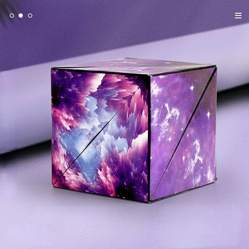 Magnetic Puzzle Cube - 3D Shape Shifting Changeable Magic Cube Fidget Toy