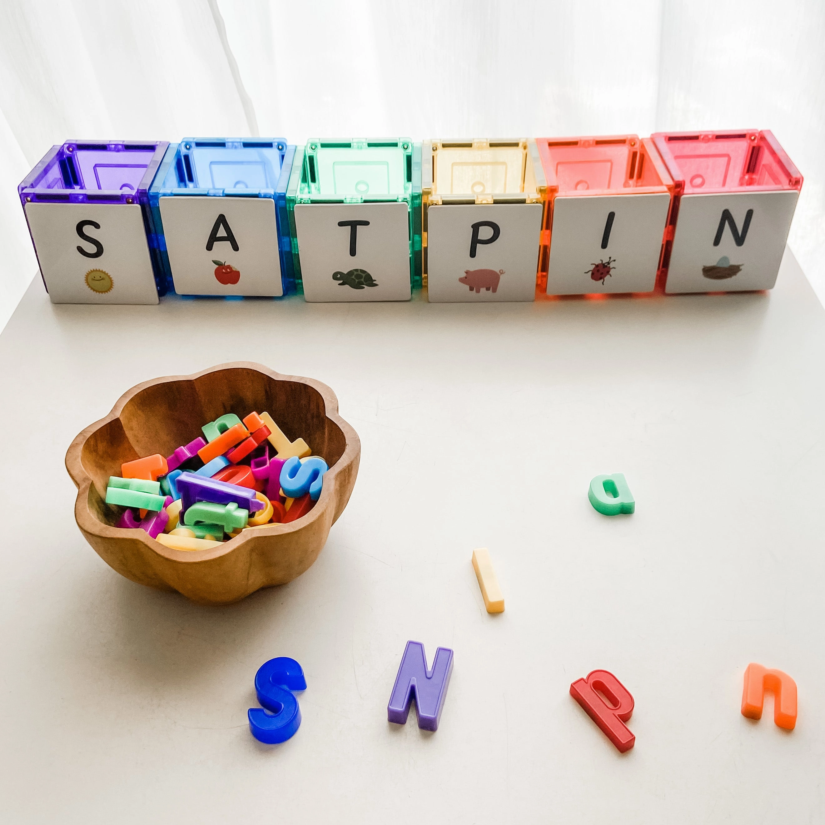 Magnetic Tile Topper - Alphabet Upper Case Pack