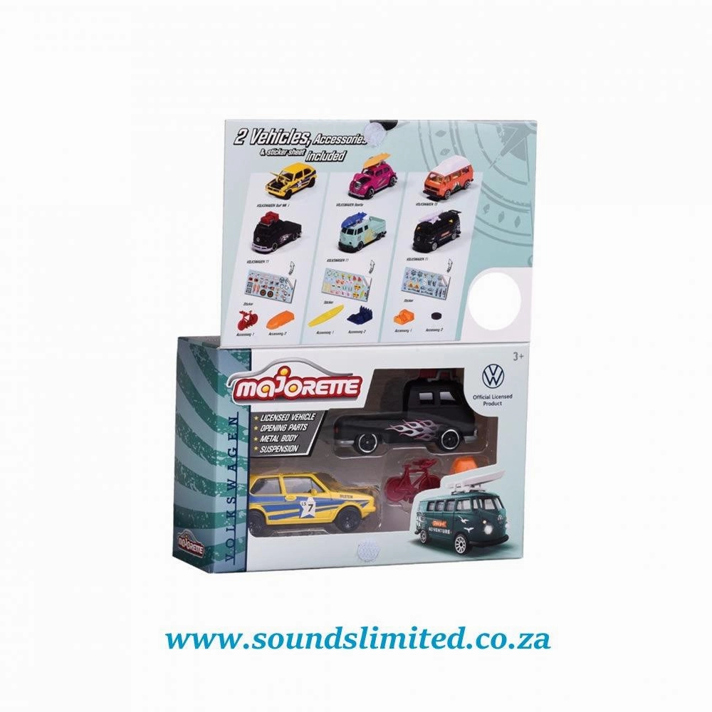 MAJORETTE Volkswagon Originals 2 Pc Set