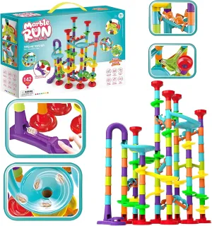 Marble Run Set - 172 Pcs STEM Learning Toy for Kids 4-8 | Marble Track, Marble Race Tracks for Kids, Marble Tower, Construction Building Blocks Toys(G20)