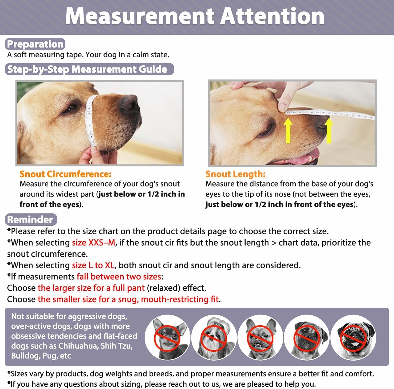 Mayerzon Dog Muzzle, Patented Mesh Soft Muzzles for Large Medium Small Dogs Poodle Husky Doberman Labrador Retriever for Scavenging Grooming Biting Chewing, Breathable Reflective Mussel with Collar