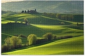 Meadow Grassland Jigsaw Puzzle for Adults Teenagers, 1000PCS Entertainment Puzzles Large Challenging Game Gift