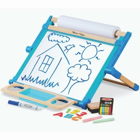 Melissa & Doug - Double-Sided Magnetic Tabletop Easel