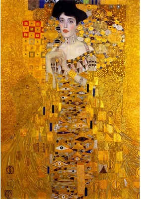 MISITU Jigsaw Puzzles 2000 Pieces for Adults Portrait of Adele Bloch-Bauer Gustav Klimt Challenging Difficult Puzzles Christmas Birthday Game Toys 39.37 x 27.56 Inches