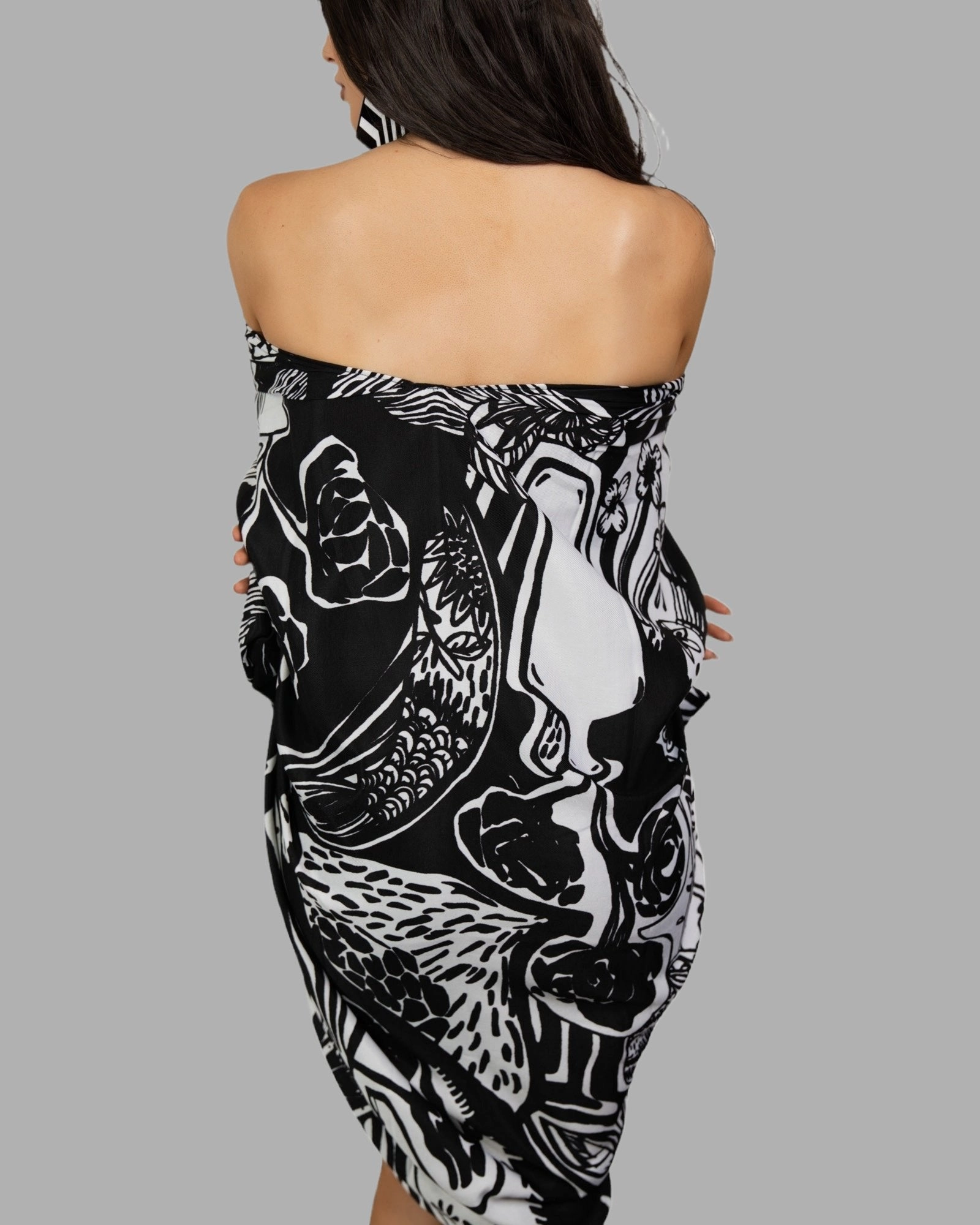Mondrian Maze Kimono