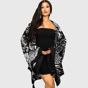 Mondrian Maze Kimono