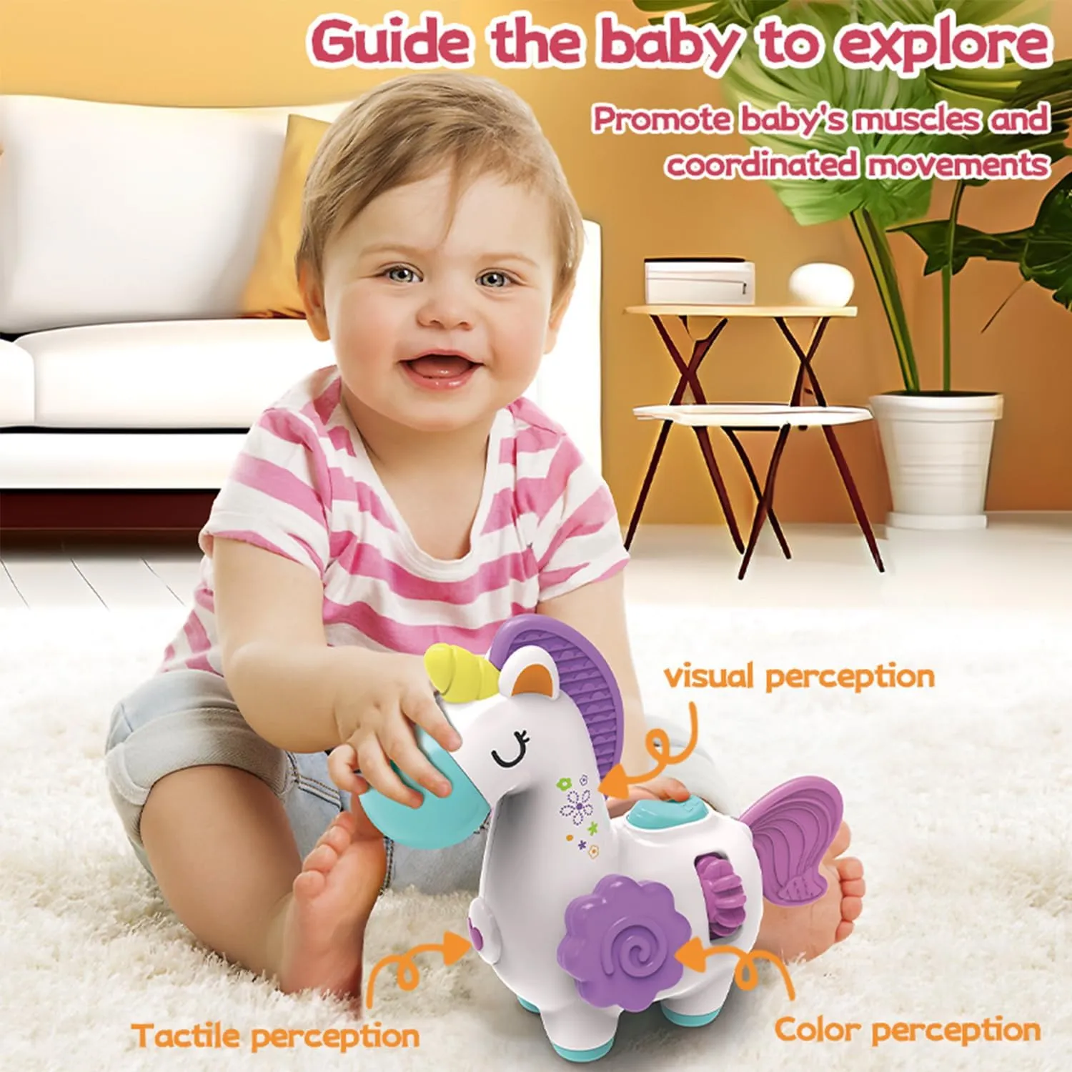 Montessori Toys for 1 Year Old, Busy Board Toddler Toys, Educational Activities Sensory Learning Toys for 12-18 Months Baby, 1 St Girl Birthday Gift